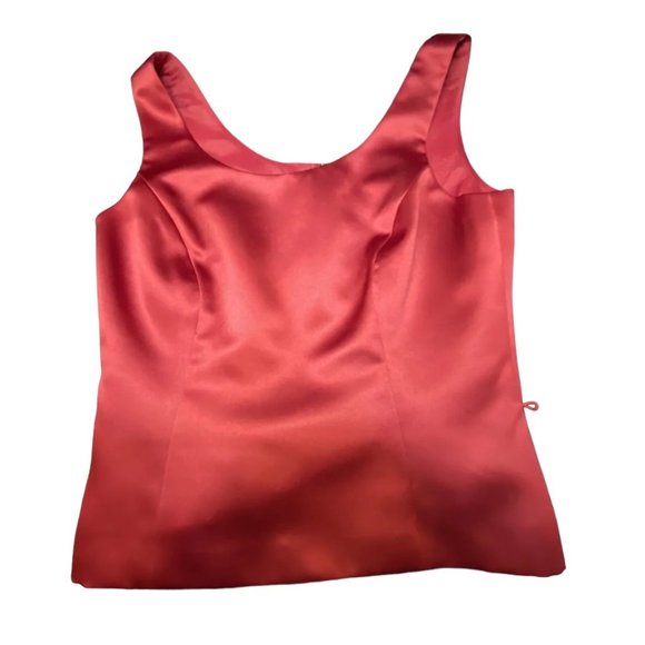 Formal Maxi Skirt & Top Nicole Miller Red Sz 6 Style AP0180  Vintage Made In USA - Picture 9 of 10